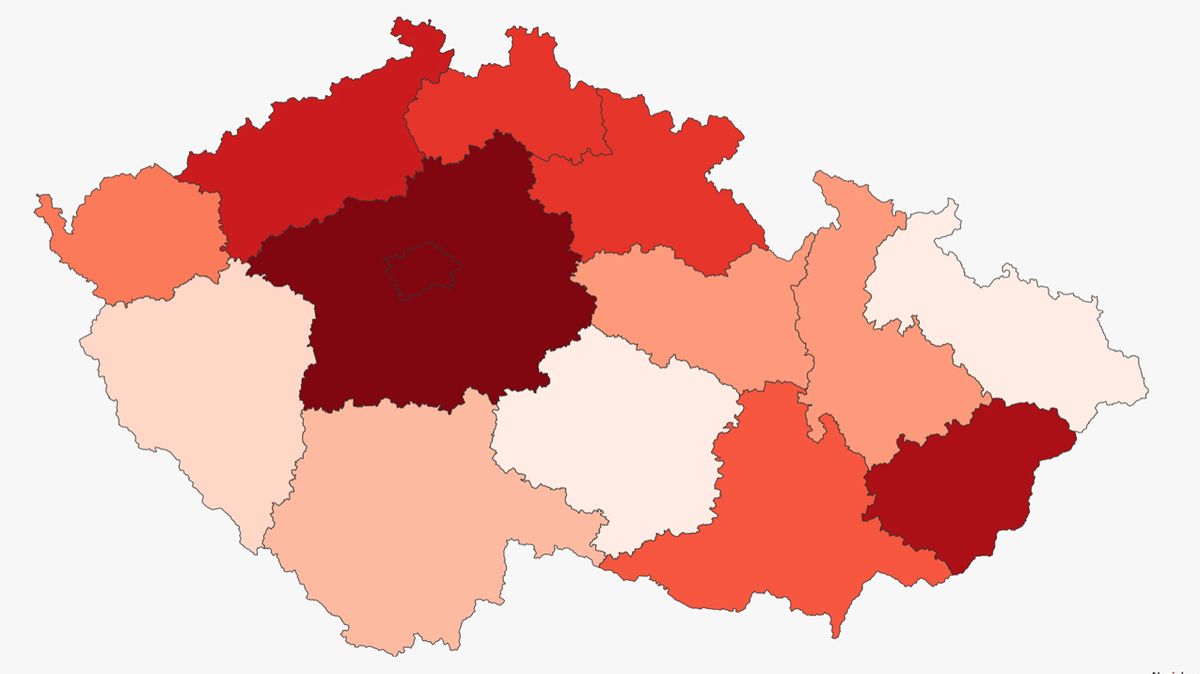 V Česku přibylo 7235 nově nakažených, počet pacientů dál klesá
